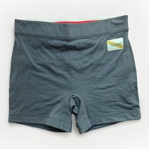 Tracksmith Women's Compression Running Shorts Gray XS Athletic Training Active